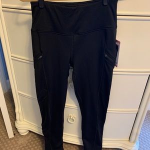 Super Warm THERMAL Black leggings with pockets!
